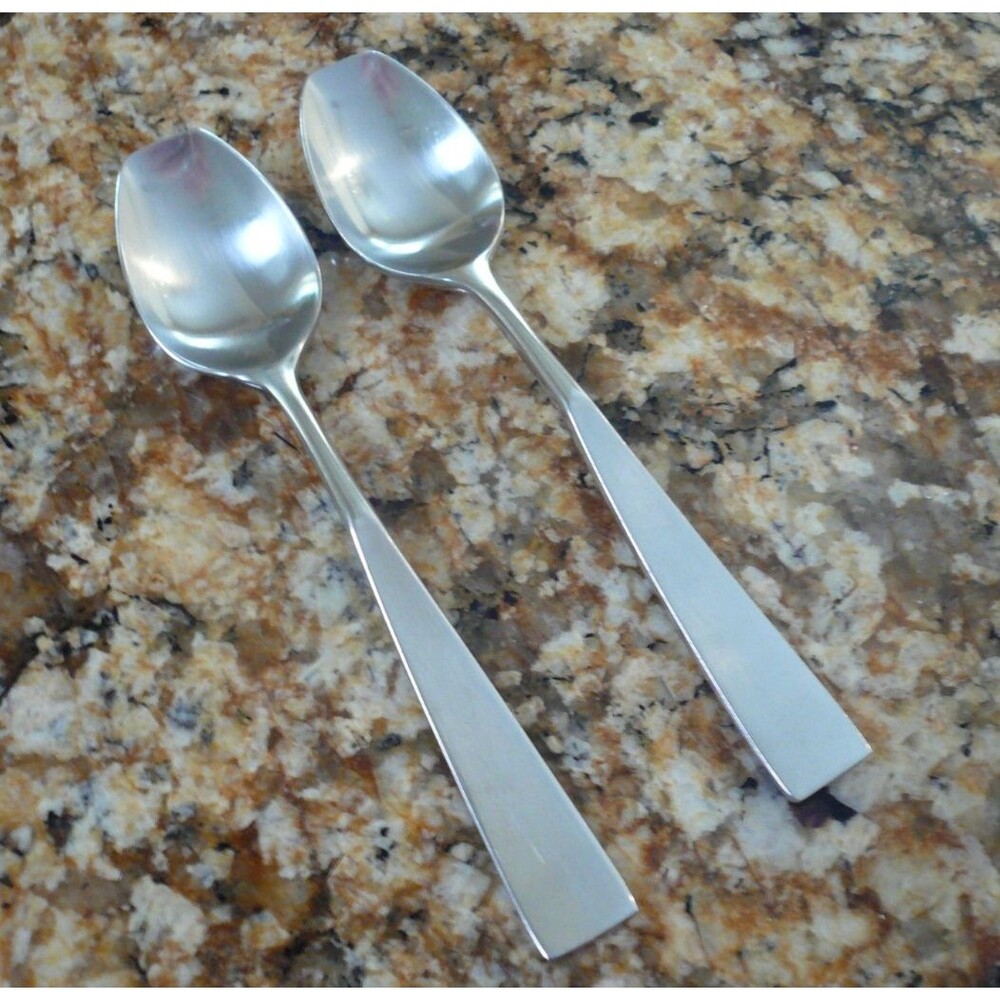 Towle Supreme Cutlery CANDID 2 Teaspoons 6 3/8" Stainless Steel Japan